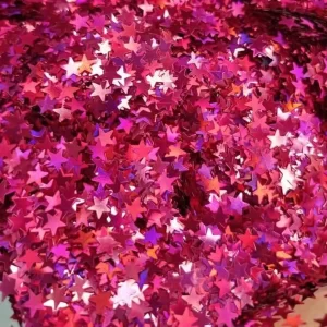 Decoración Estrella Fucsia