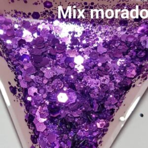 Decoración Mix Morado