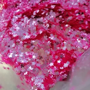 Decoración Estrella Rosa