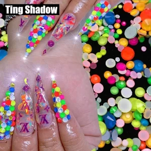 Cartera Cristal Redondo Neon (Wg)