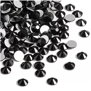 Cartera Cristal Redondo Mixto Negro