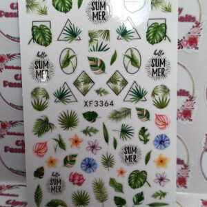 Sticker XF3364  Hojas