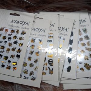 Sticker Metalico Mixto (Paquete)