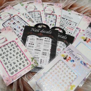 Stickers Letras Mixto (Paquete)