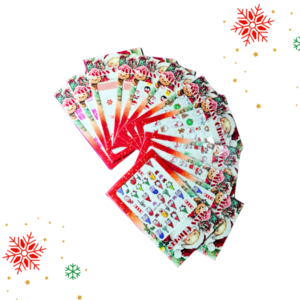 Sticker 3D Navideño (Paquete)