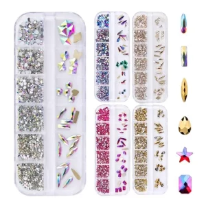 Cristal de Color en Organizador (Paquete)