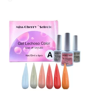 Gel Lechoso Color Miss Cherry