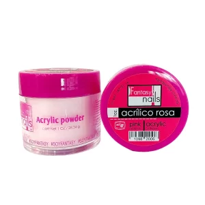 Acrilico Rosa Fantasy Nails