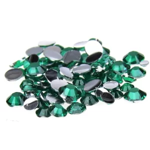 Cartera Cristal Redondo Mixto Verde