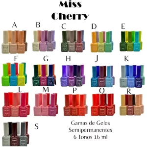Gama 6 Geles Miss Cherry