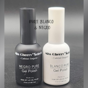 Gel Blanco y Negro Puro