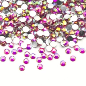 Cartera Cristal Redondo Mixto Rosa